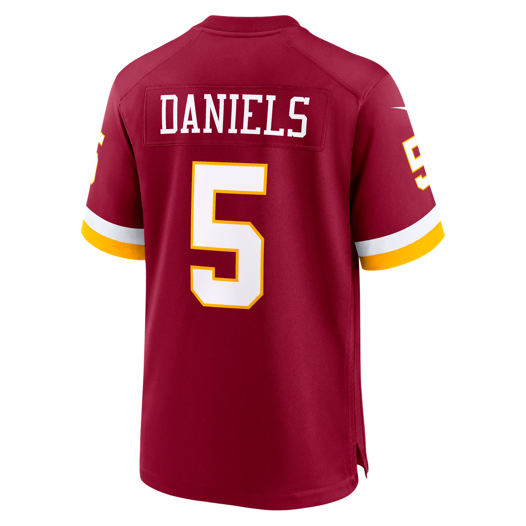 Jayden Daniels Washington Commanders Game Jersey - Burgundy