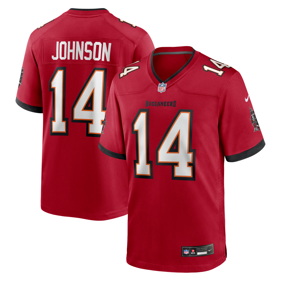 Brad Johnson Tampa Bay Buccaneers Game Retired Player Jersey - Red