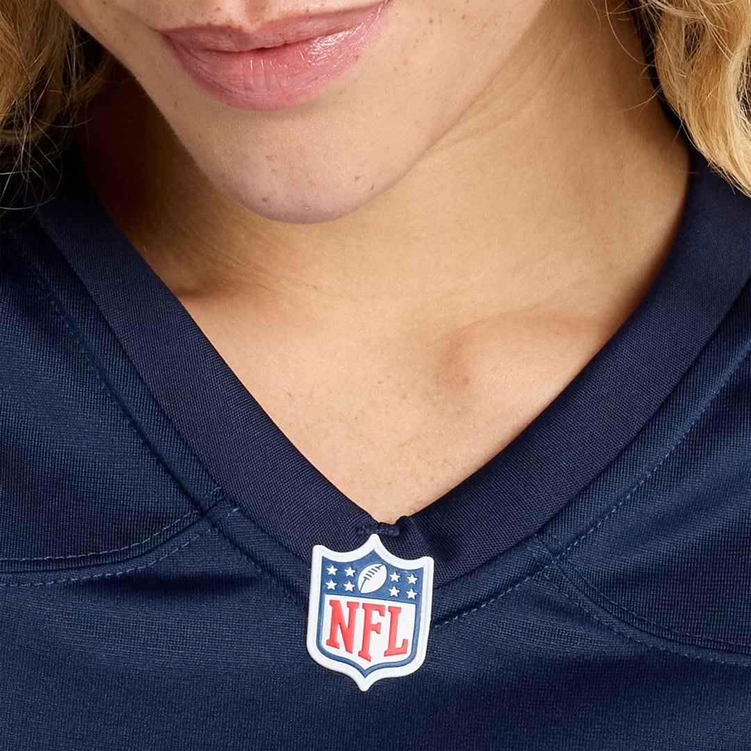 Elijah Ponder New England Patriots Women's Team Game Jersey - Navy
