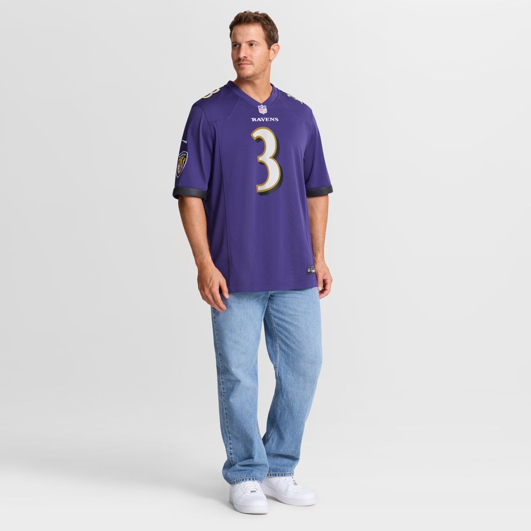 Chidobe Awuzie Baltimore Ravens Team Game Jersey - Purple