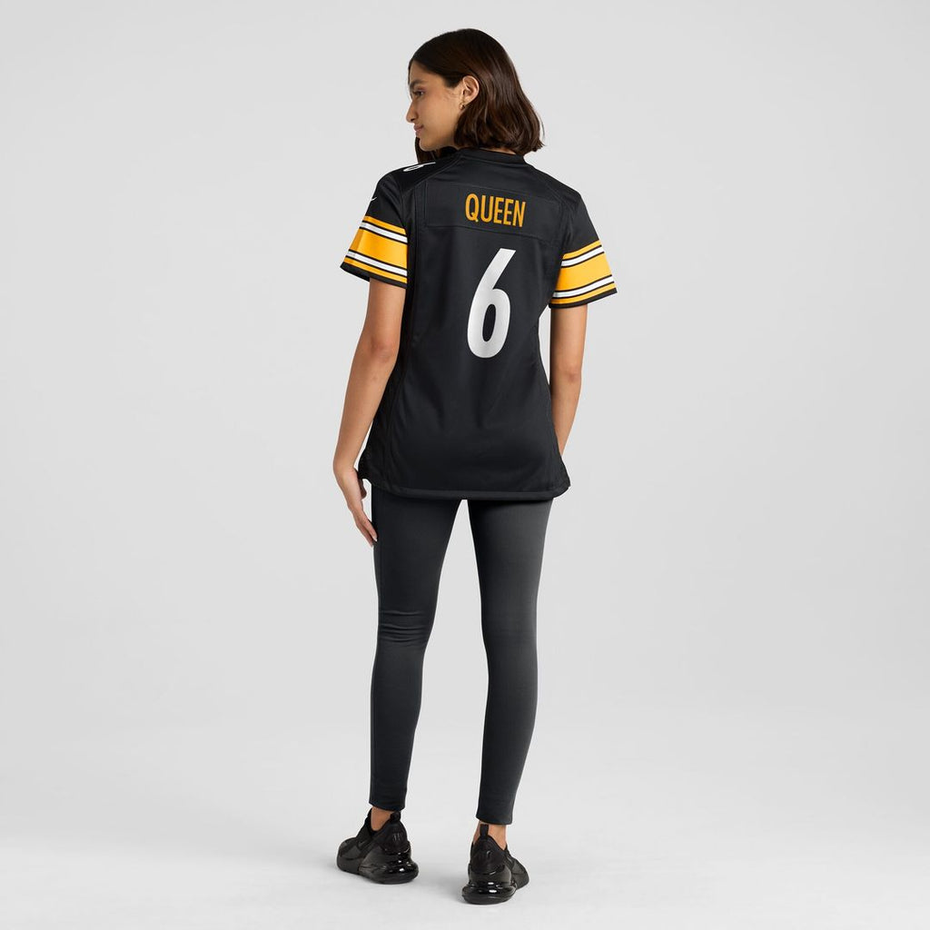 Patrick Queen Pittsburgh Steelers Women's Game Player Jersey - Black