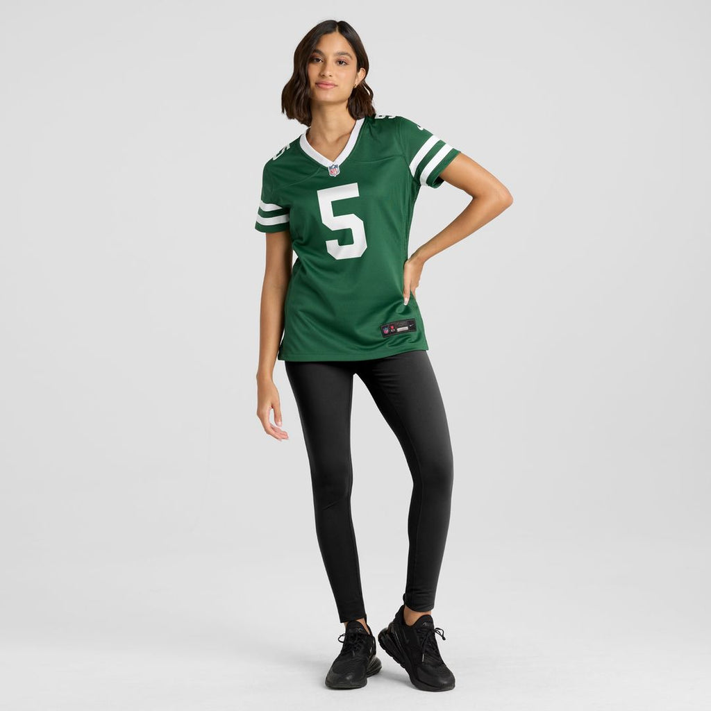 Garrett Wilson New York Jets Women's Alternate Game Jersey - Legacy Black