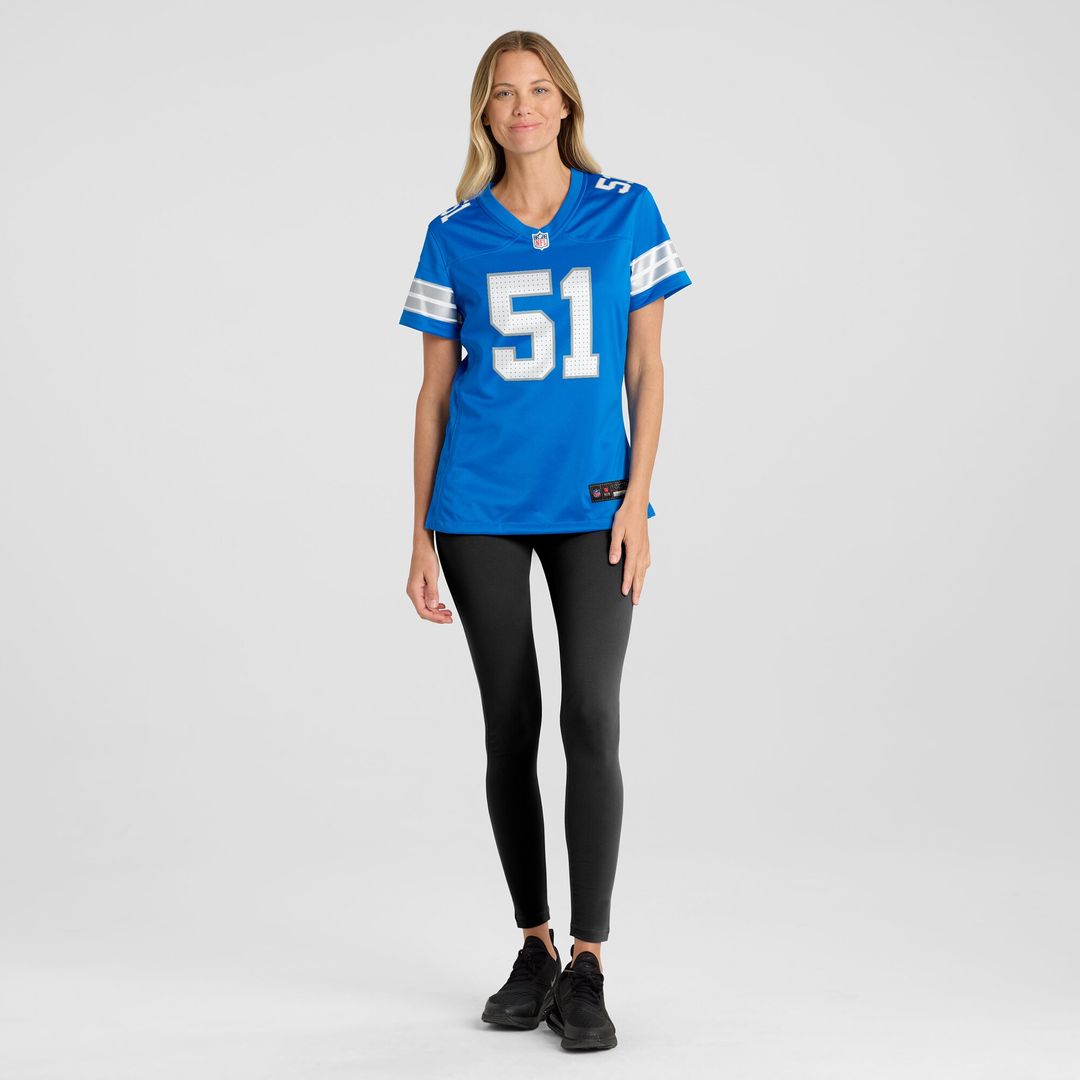 Ben Niemann Detroit Lions Women's Team Game Jersey - Blue