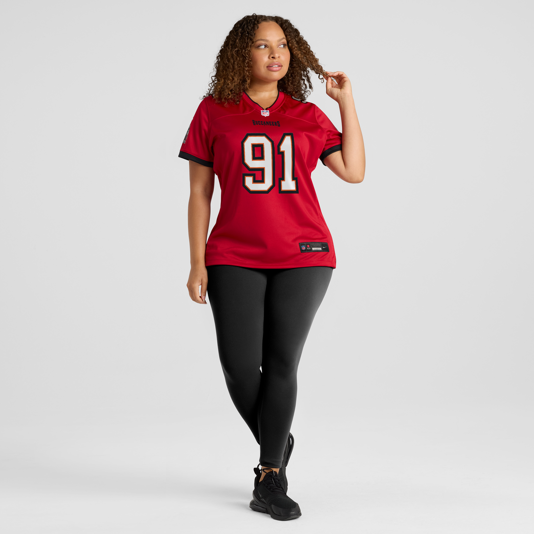 A'Shawn Robinson Tampa Bay Buccaneers Nike Women's Team Game Jersey - Red