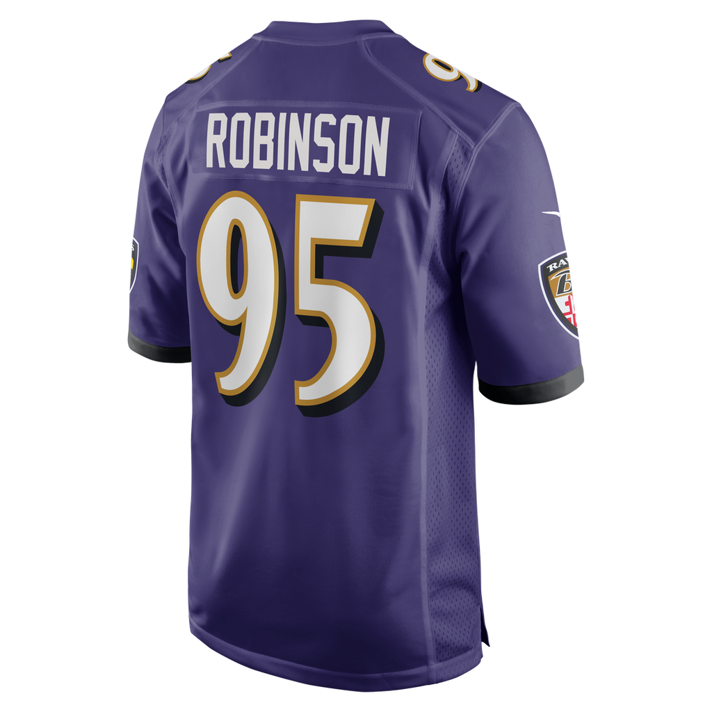 Tavius Robinson Baltimore Ravens Team Game Jersey - Purple