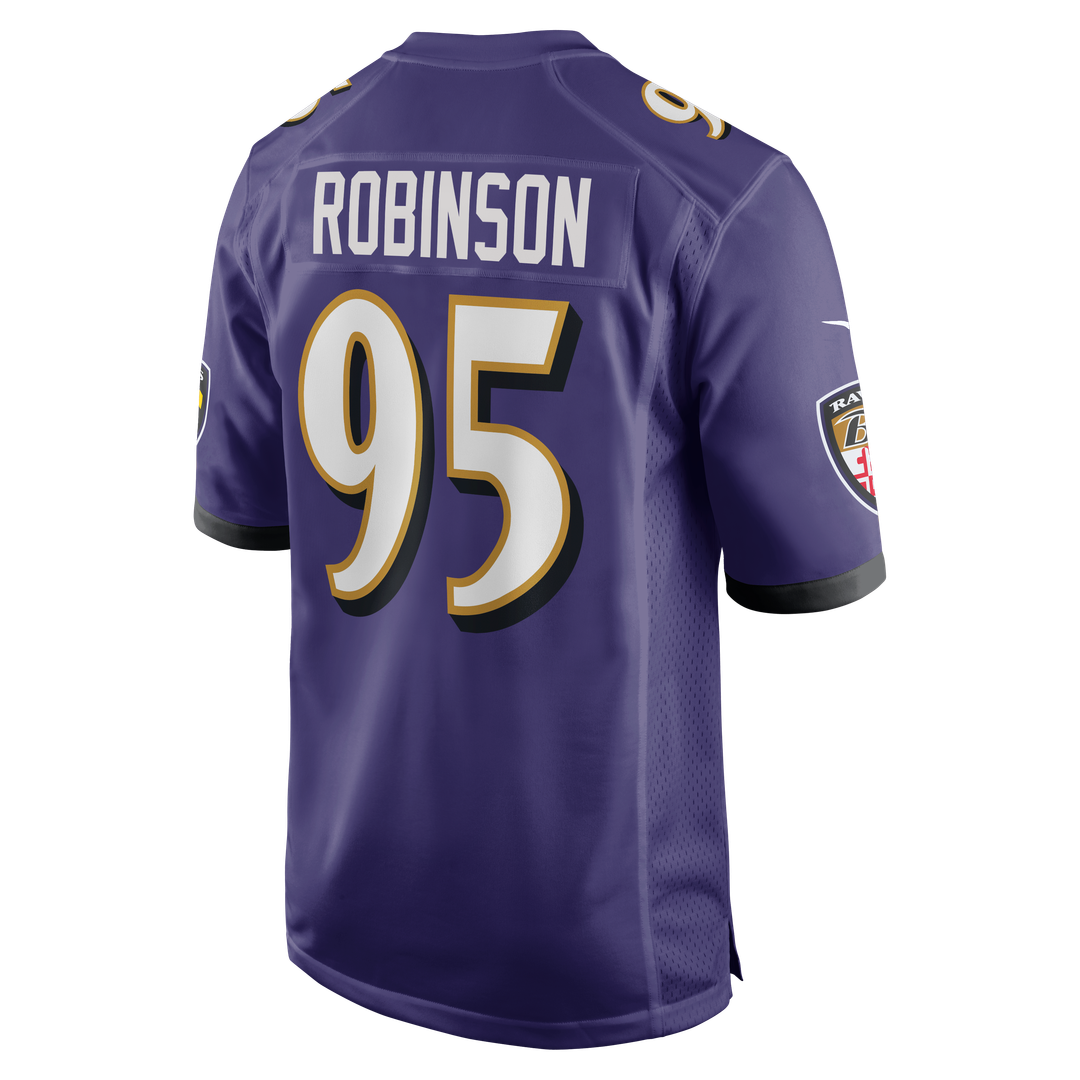Tavius Robinson Baltimore Ravens Team Game Jersey - Purple