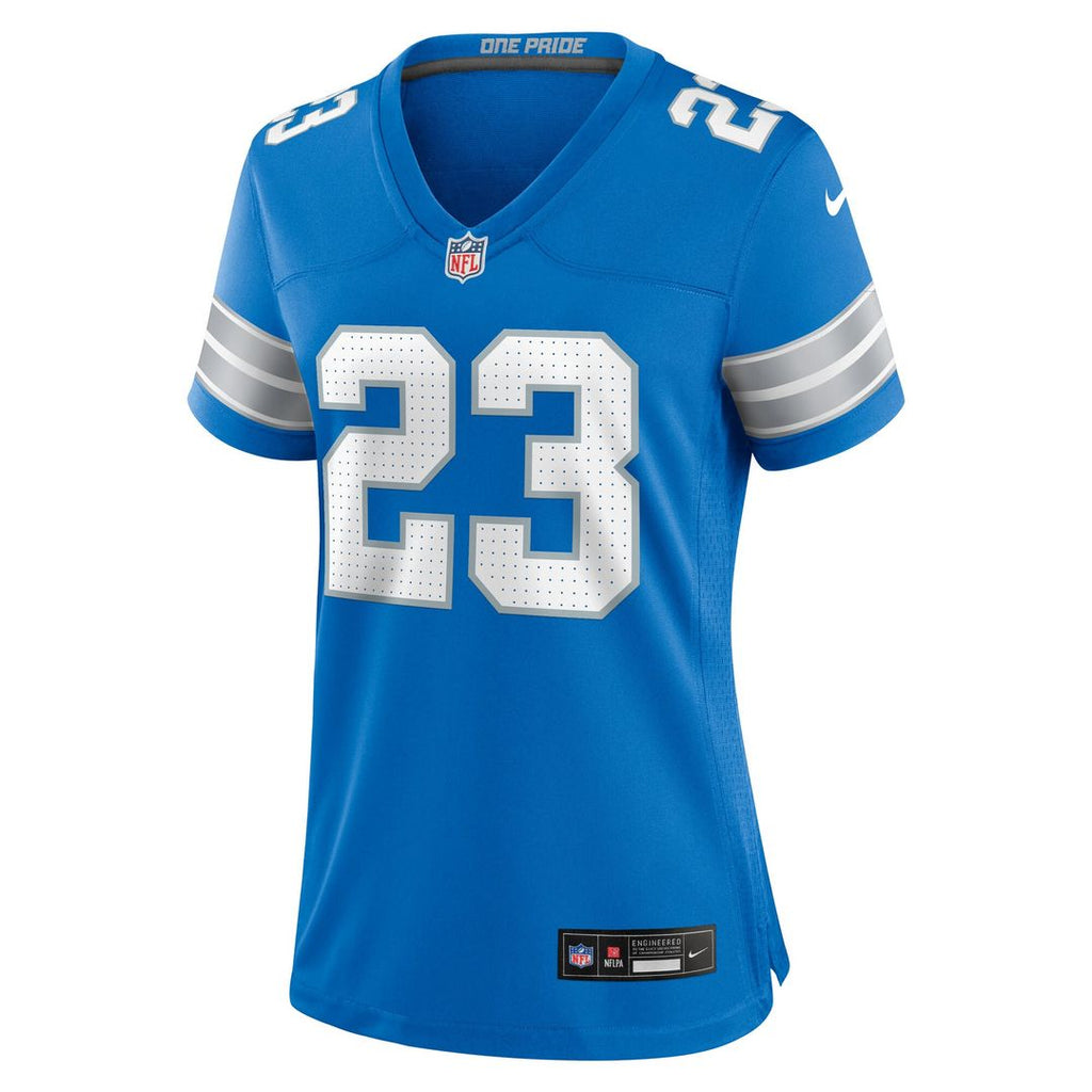 Rock Ya-Sin Detroit Lions Women's Team Game Jersey - Blue