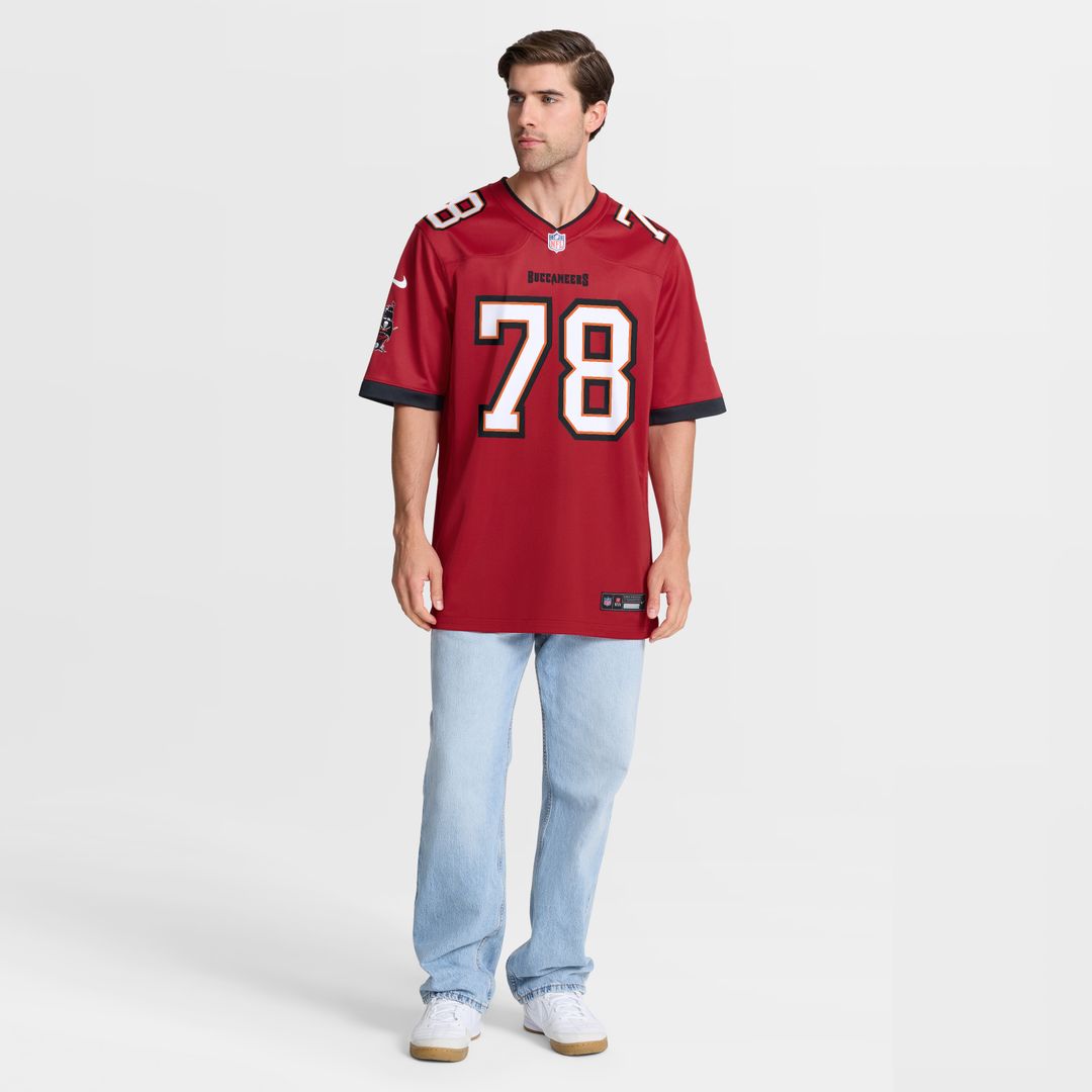 Tristan Wirfs Tampa Bay Buccaneers Player Game Jersey - Red