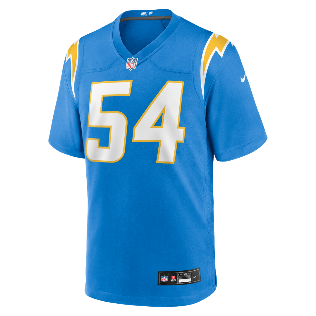 Kyle Kennard Los Angeles Chargers Team Game Jersey - Powder Blue