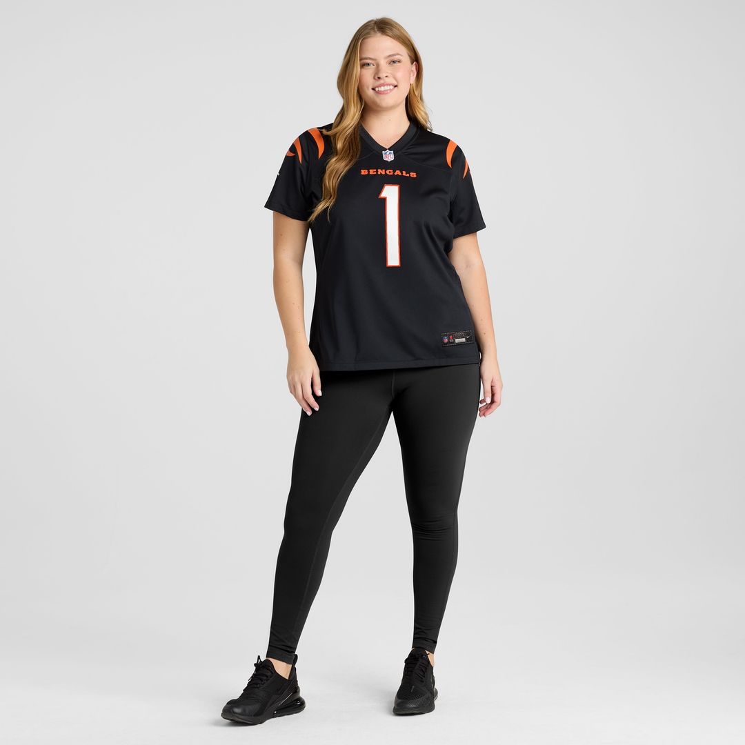 Number 1 Mom Cincinnati Bengals Women's Game Jersey - Black