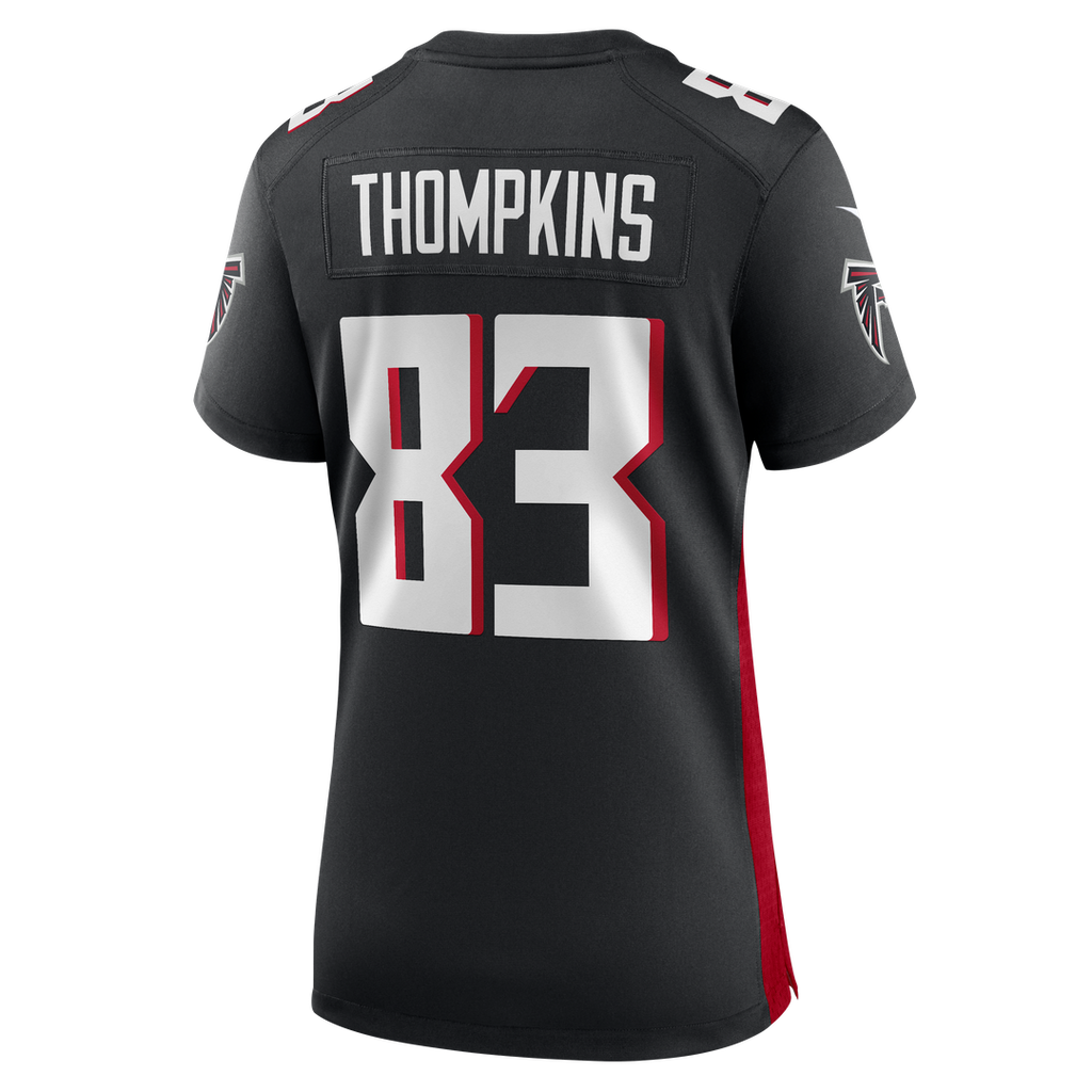 Deven Thompkins Atlanta Falcons Women's Team Game Jersey - Black