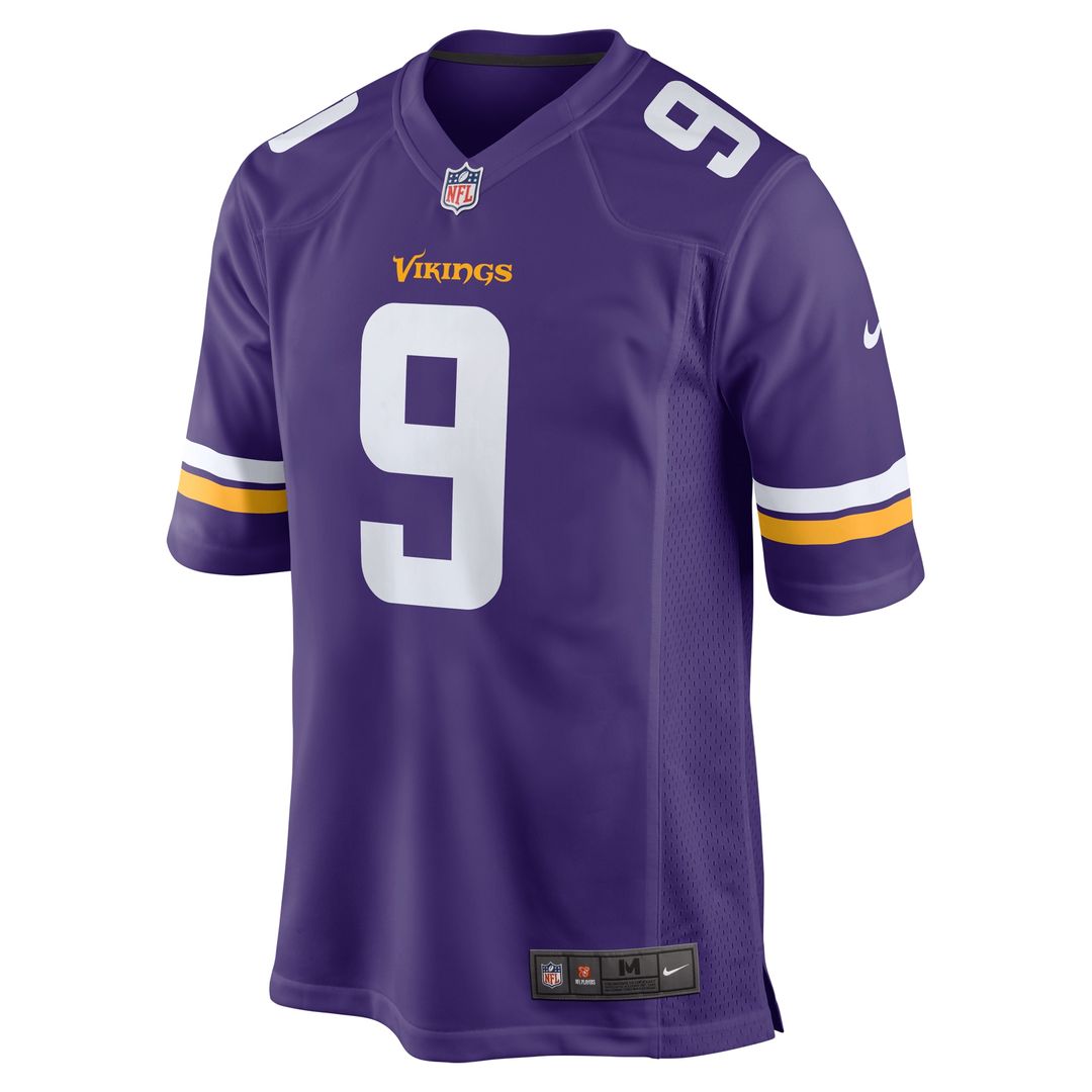 J.J. McCarthy Minnesota Vikings Player Game Jersey - Purple