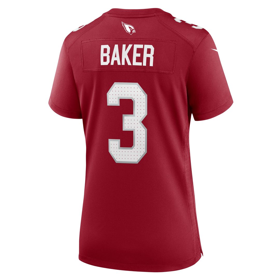 Budda Baker Arizona Cardinals Women's Team Game Jersey - Cardinal