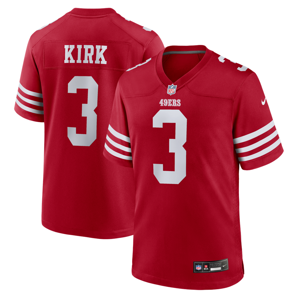 Christian Kirk San Francisco 49ers Team Game Jersey - Scarlet