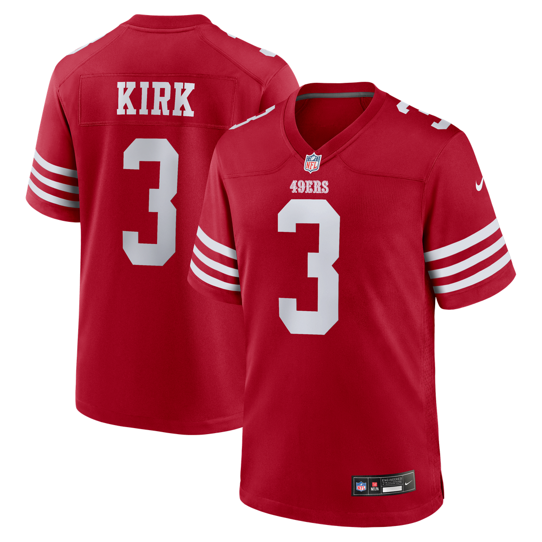 Christian Kirk San Francisco 49ers Team Game Jersey - Scarlet