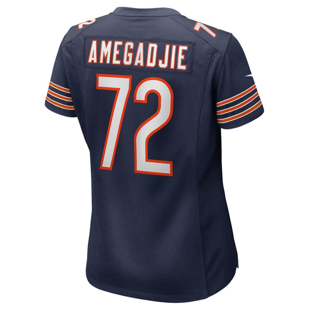 Kiran Amegadjie Chicago Bears Women's Game Jersey - Navy