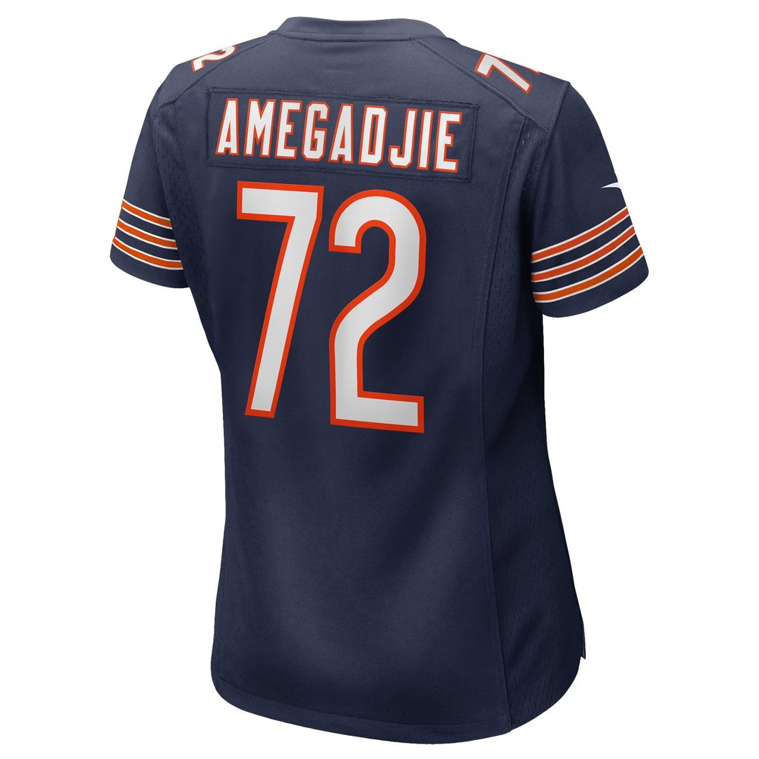 Kiran Amegadjie Chicago Bears Women's Game Jersey - Navy