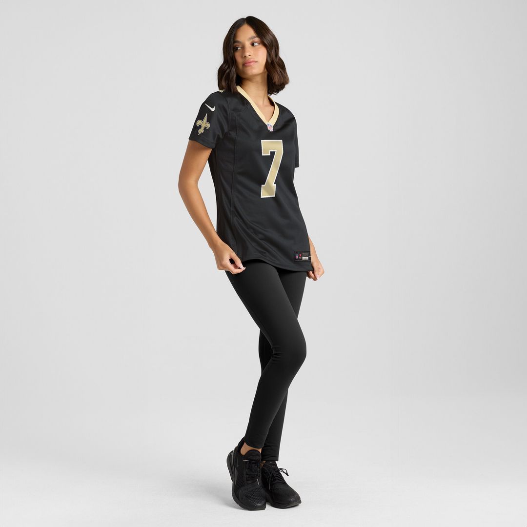 Morten Andersen New Orleans Saints Women's Game Retired Player Jersey - Black
