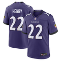 Derrick Henry Baltimore Ravens Team Game Jersey - Purple
