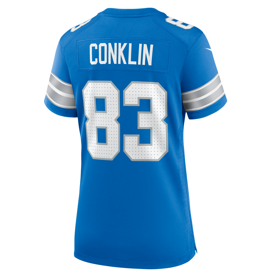 Tyler Conklin Detroit Lions Women's Team Game Jersey - Blue