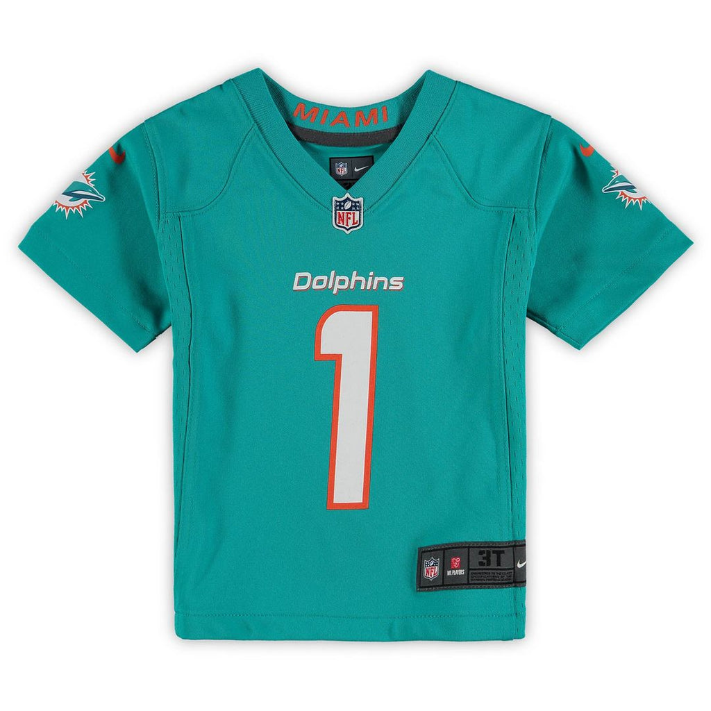 Tua Tagovailoa Miami Dolphins Toddler Game Jersey - Aqua
