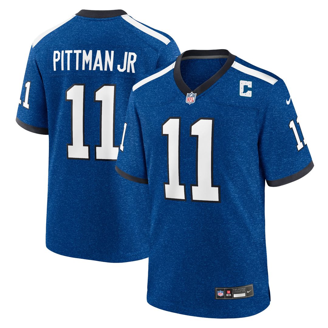 Indiana Nights Michael Pittman Jr. Indianapolis Colts Alternate Game Jersey - Blue