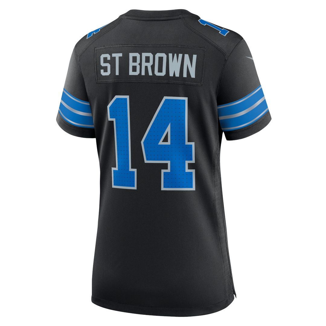 Amon-Ra St. Brown Detroit Lions Women's Team Game Jersey - Blue