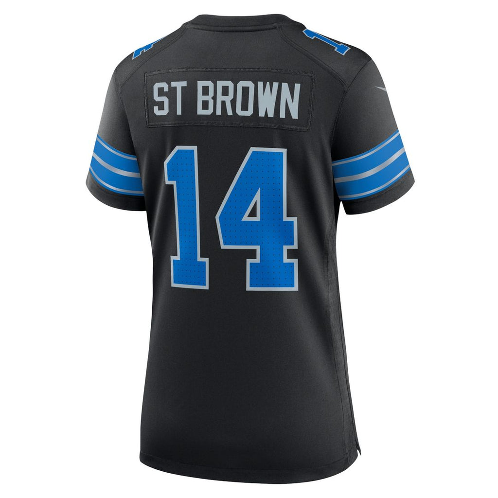 Amon-Ra St. Brown Detroit Lions Women's Team Game Jersey - Blue