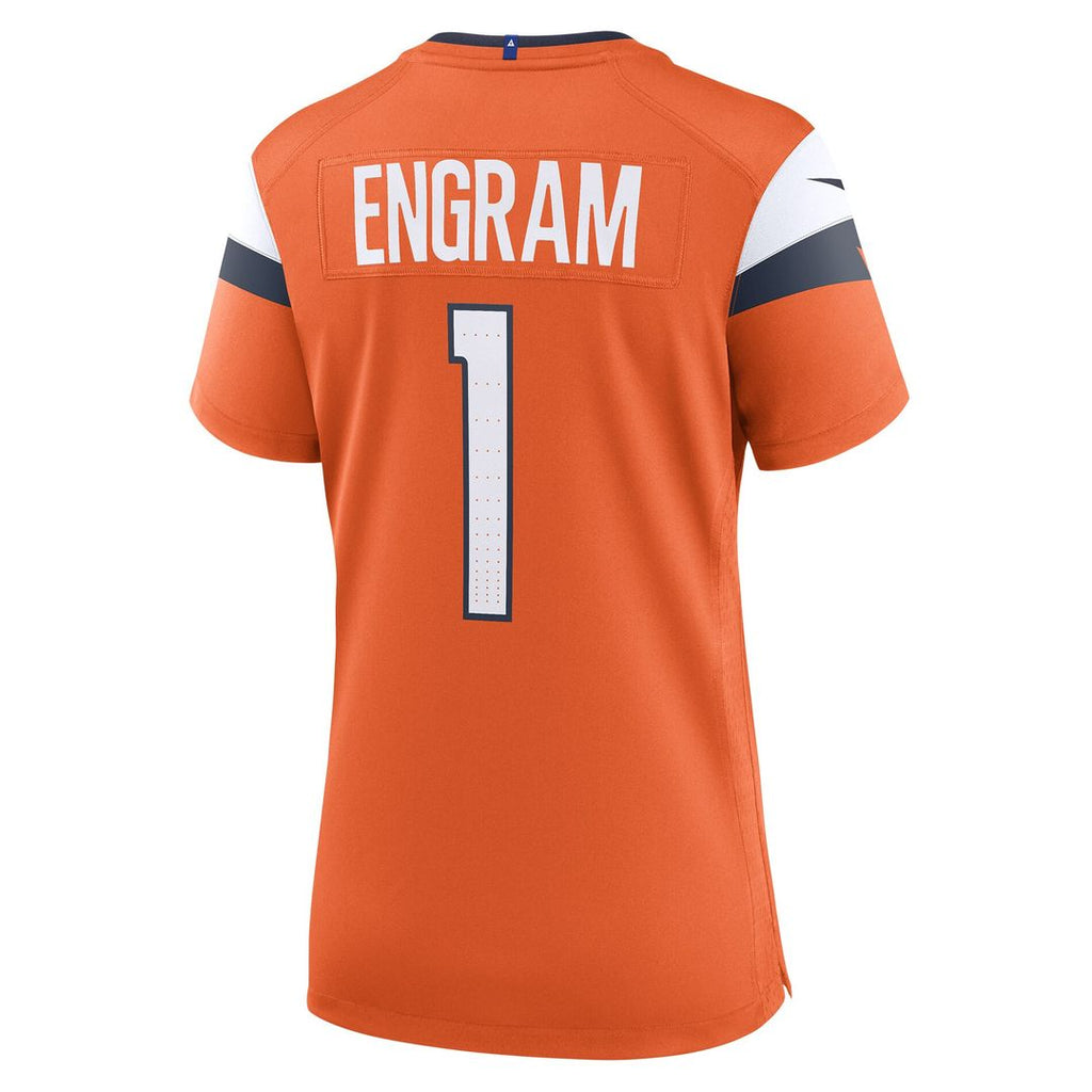 Evan Engram Denver Broncos Women's Team Game Jersey - Orange