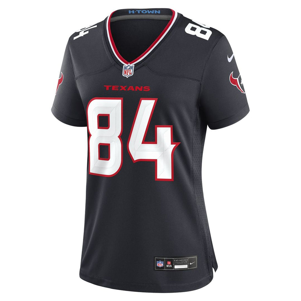 Justin Watson Houston Texans Women's Team Game Jersey - Navy