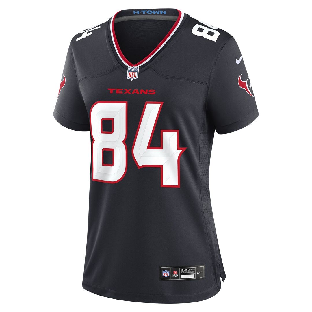 Justin Watson Houston Texans Women's Team Game Jersey - Navy