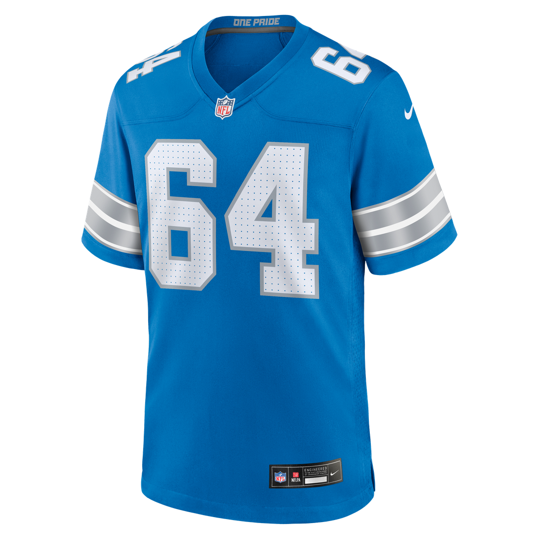Cade Mays Detroit Lions Team Game Jersey - Blue