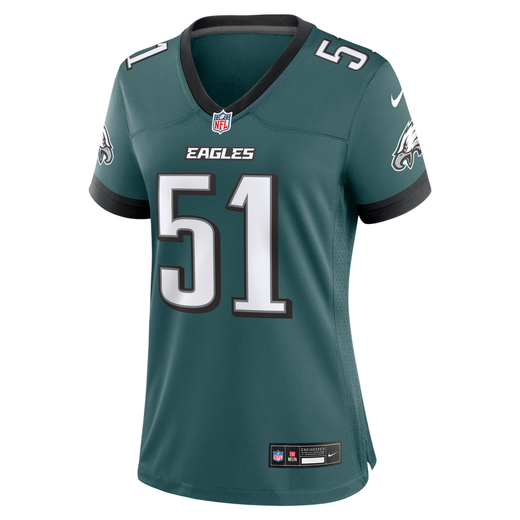 Cam Jurgens Philadelphia Eagles Women's Team Game Jersey - Midnight Green