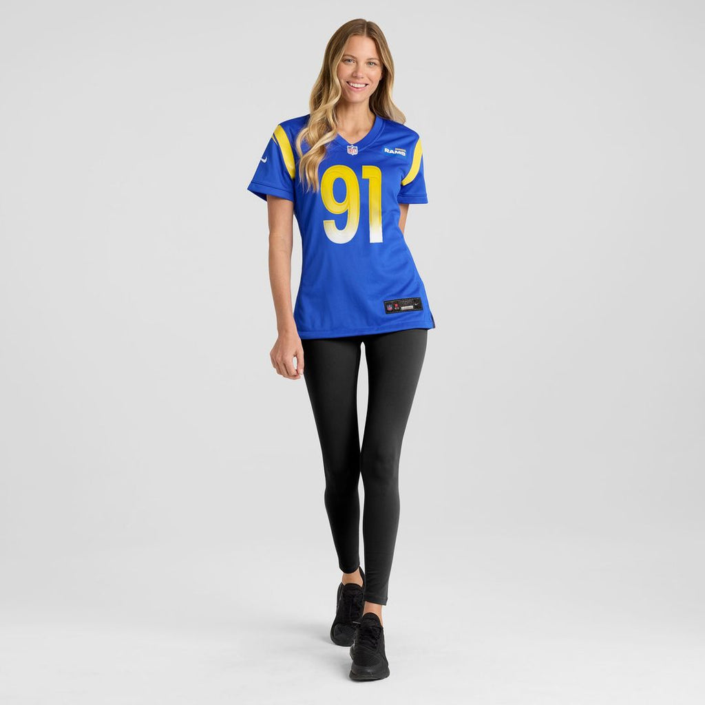 Kobie Turner Los Angeles Rams Women's Home Game Jersey - Royal