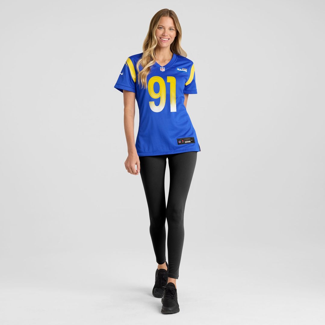 Kobie Turner Los Angeles Rams Women's Home Game Jersey - Royal