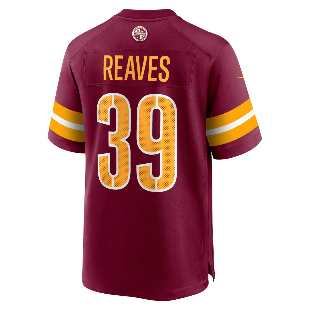 Jeremy Reaves Washington Commanders Game Jersey - White