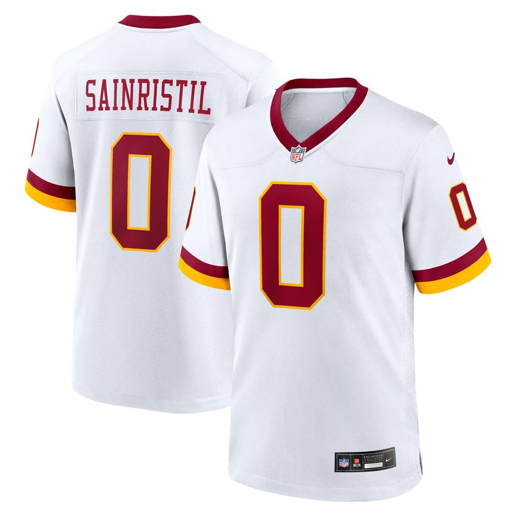 Mike Sainristil Washington Commanders Game Super Bowl Era Jersey - White
