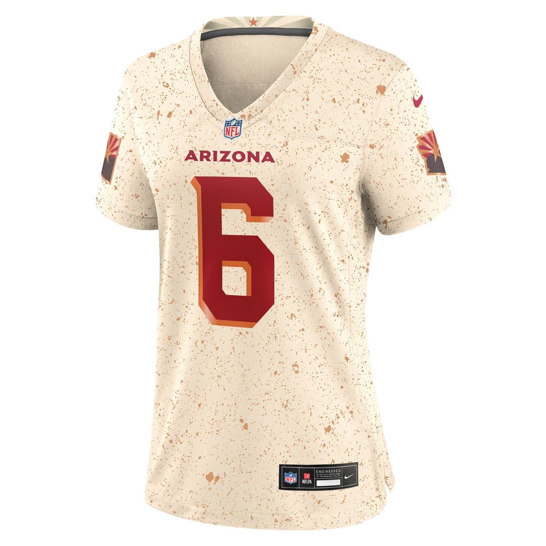 James Conner Arizona Cardinals Women's 2025 Rivalries Collection Game Jersey - Natural