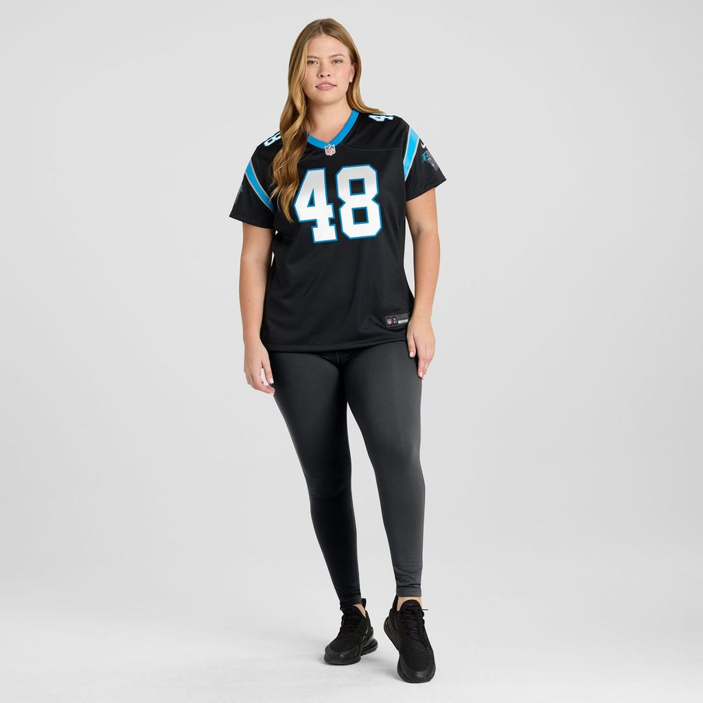 Thomas Incoom Carolina Panthers Women's Team Game Jersey - Black