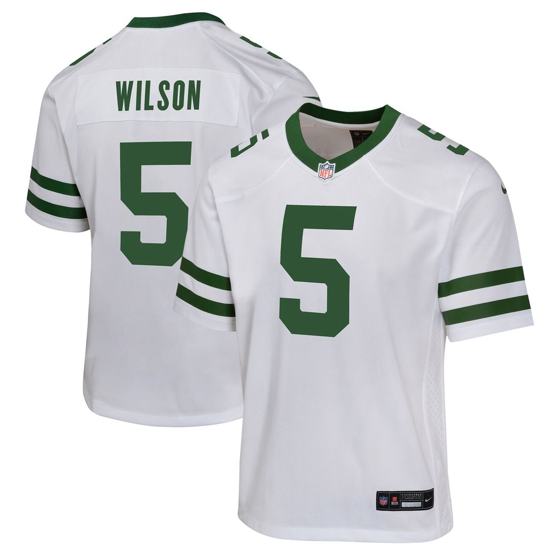 Garrett Wilson New York Jets Youth Game Jersey - Green