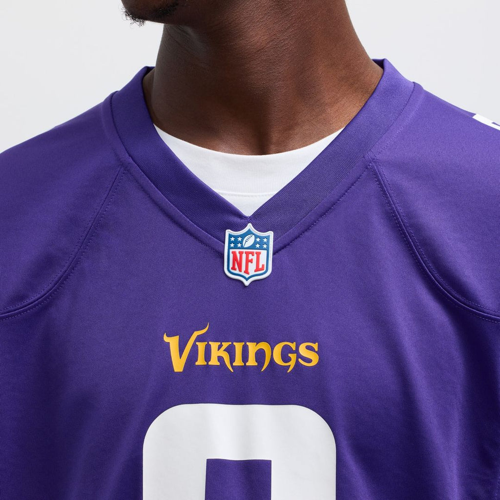 J.J. McCarthy Minnesota Vikings Player Game Jersey - Purple