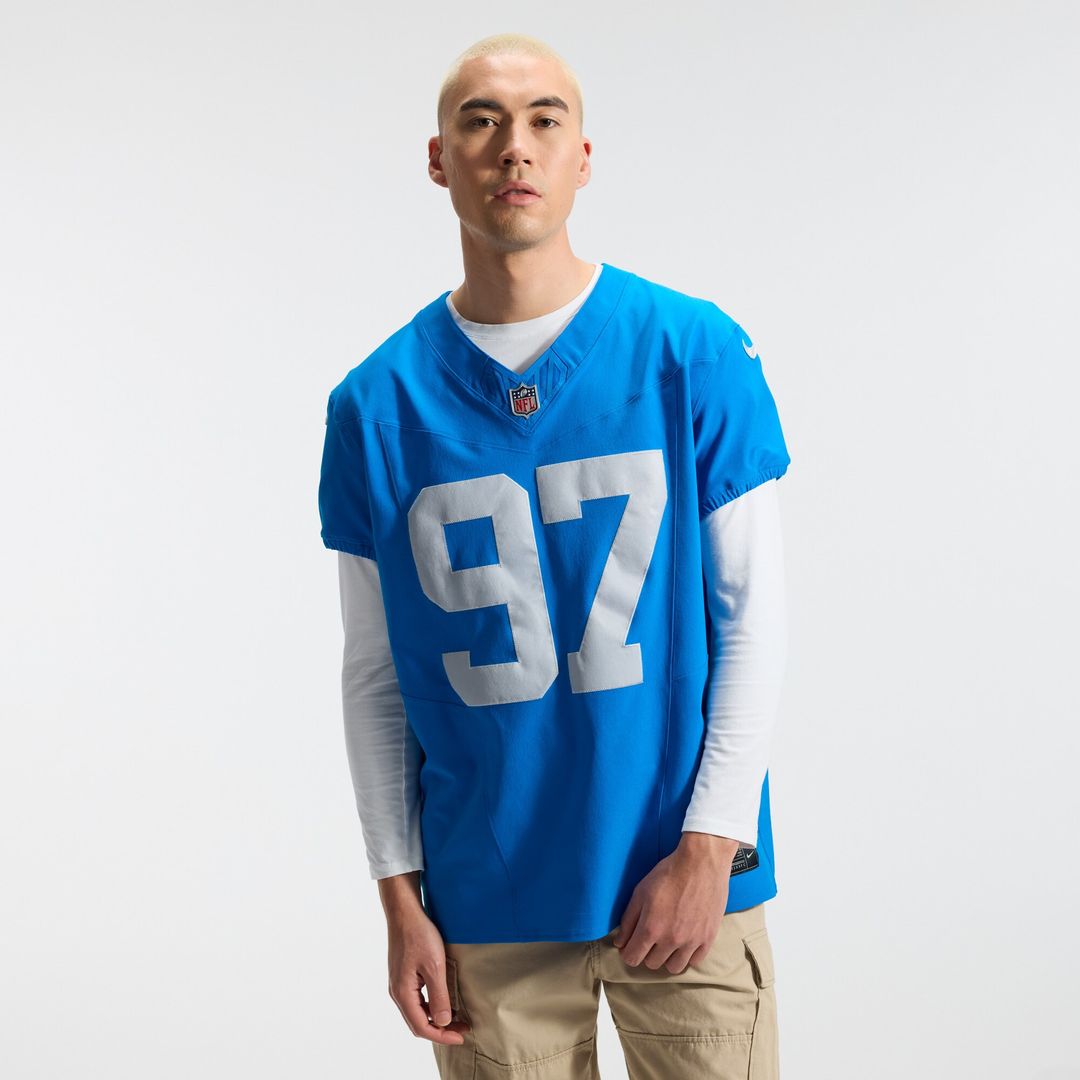 Aidan Hutchinson Detroit Lions Alternate Vapor F.U.S.E. Elite Jersey - Blue