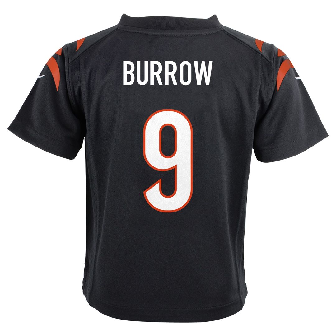Joe Burrow Cincinnati Bengals Preschool Game Jersey - Black