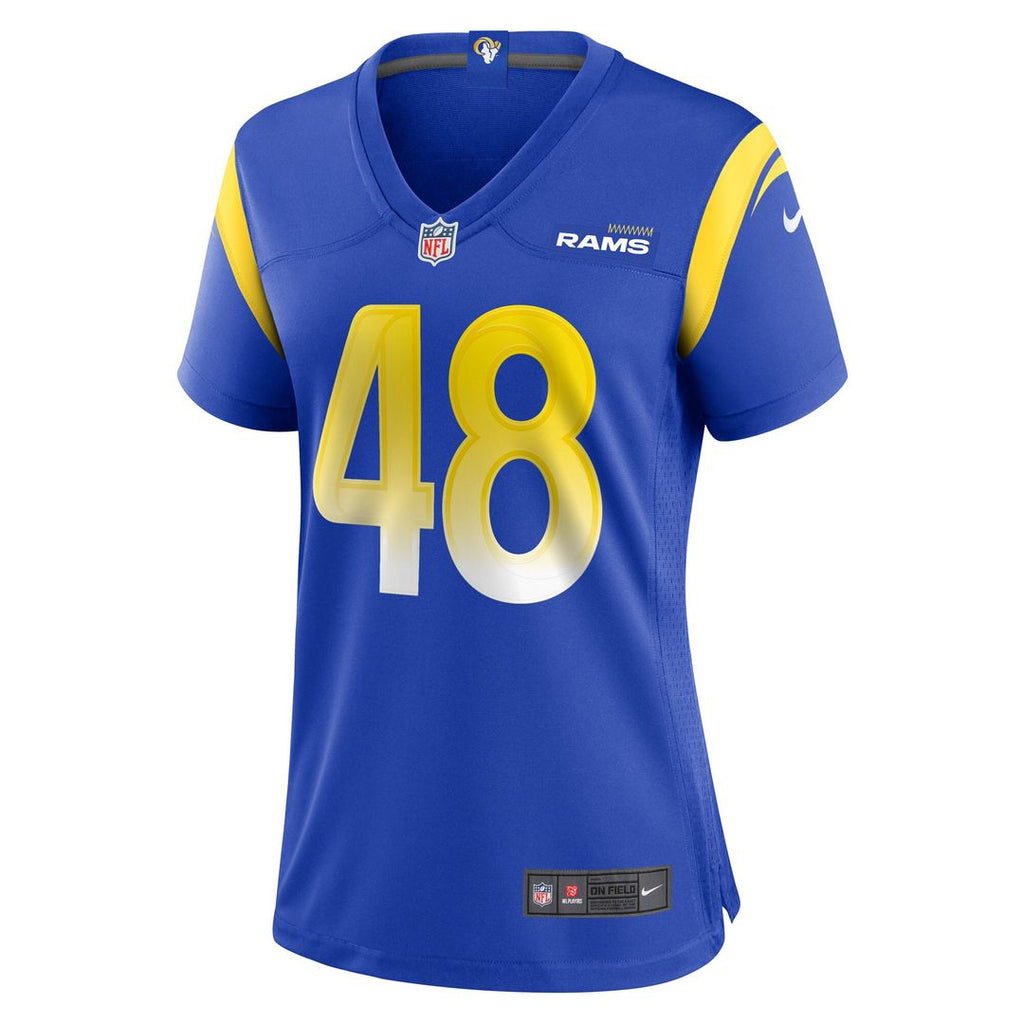 Omar Speights Los Angeles Rams Women's Game Jersey - Royal