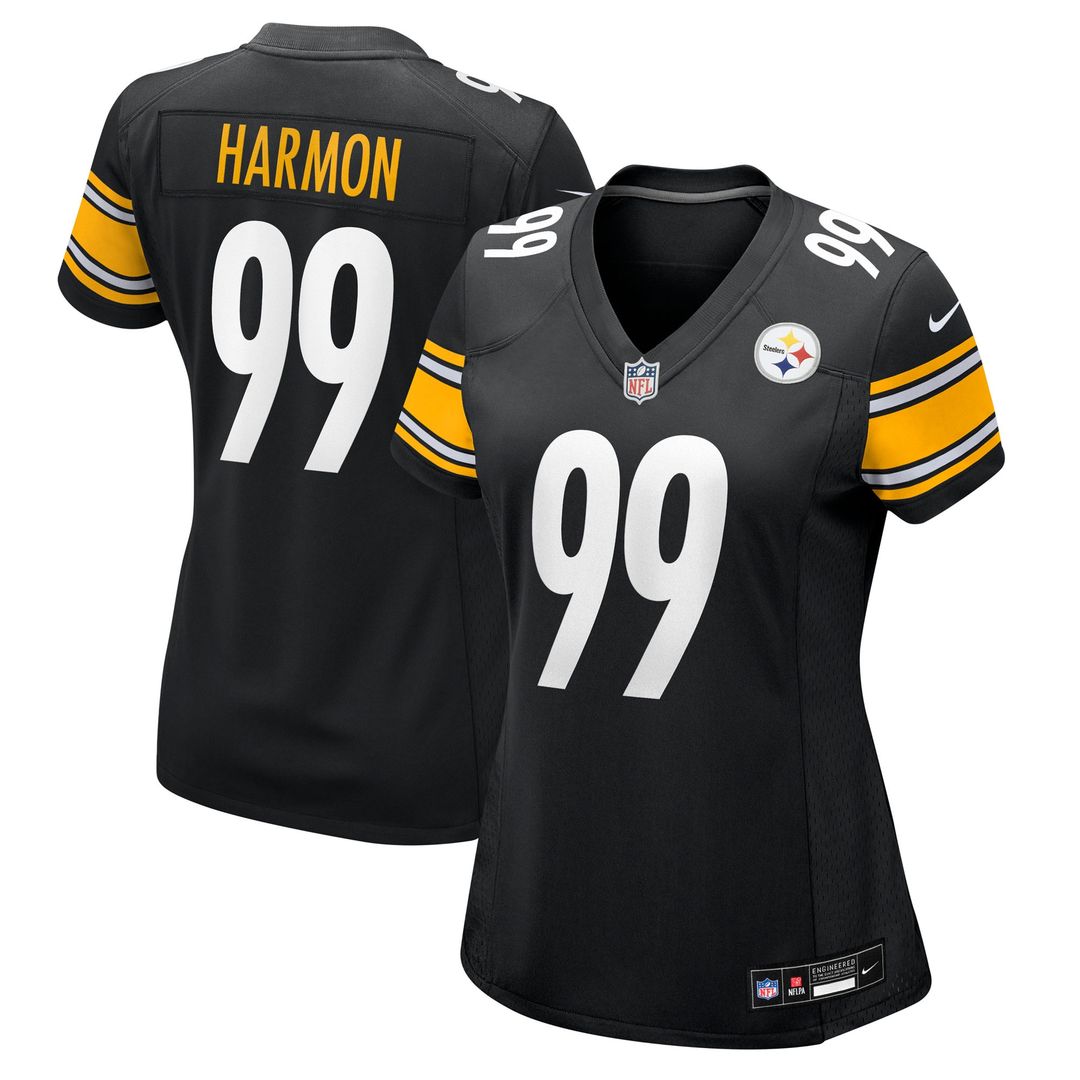 Derrick Harmon Pittsburgh Steelers Women's Team Game Jersey - Black