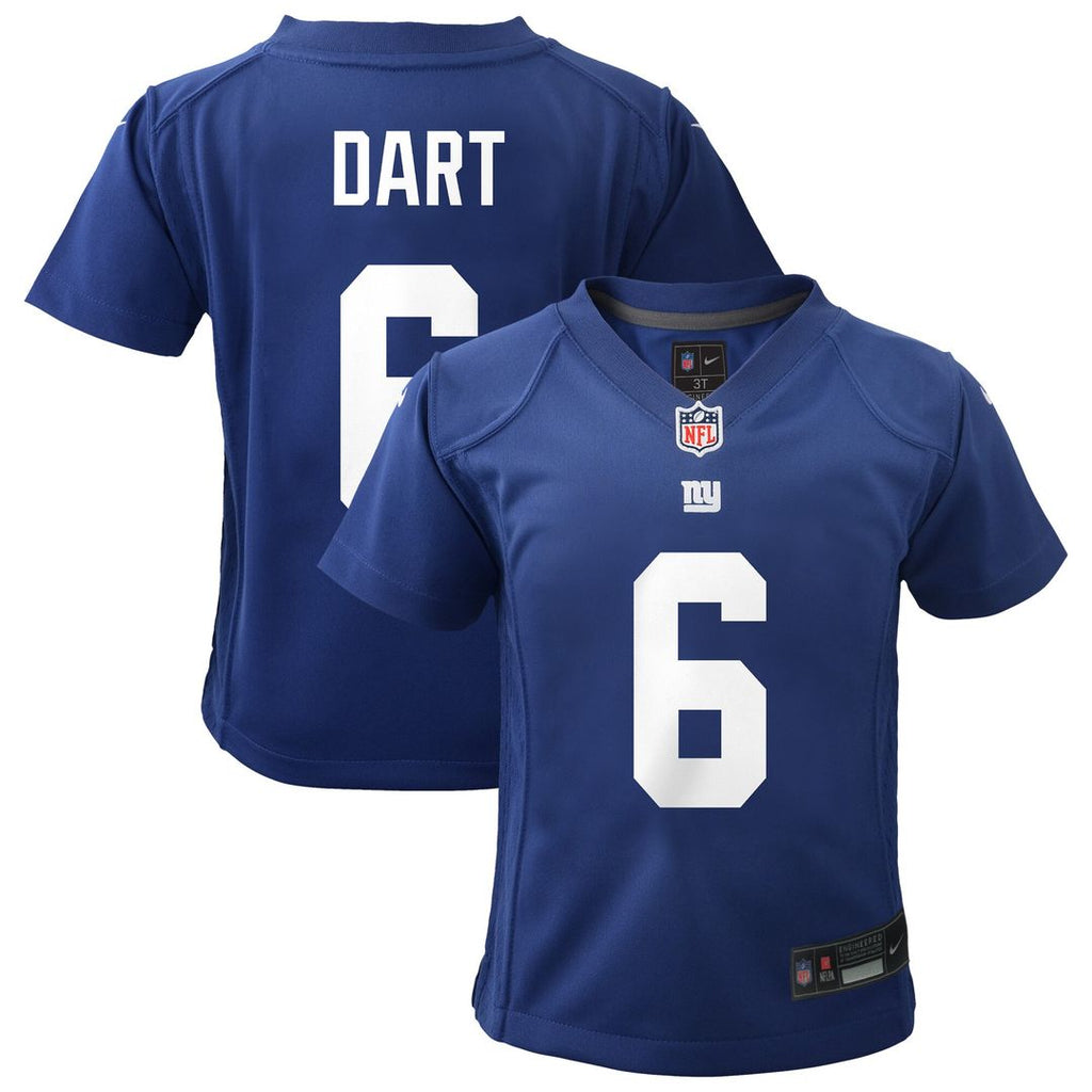 Jaxson Dart New York Giants Infant Team Game Jersey - Royal