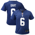 Jaxson Dart New York Giants Infant Team Game Jersey - Royal