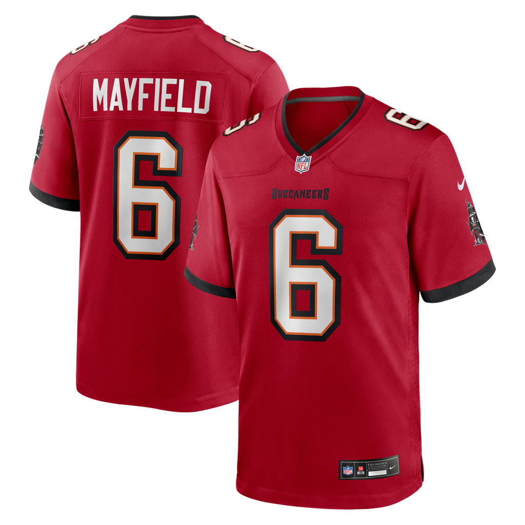 Baker Mayfield Tampa Bay Buccaneers Team Game Jersey - Red