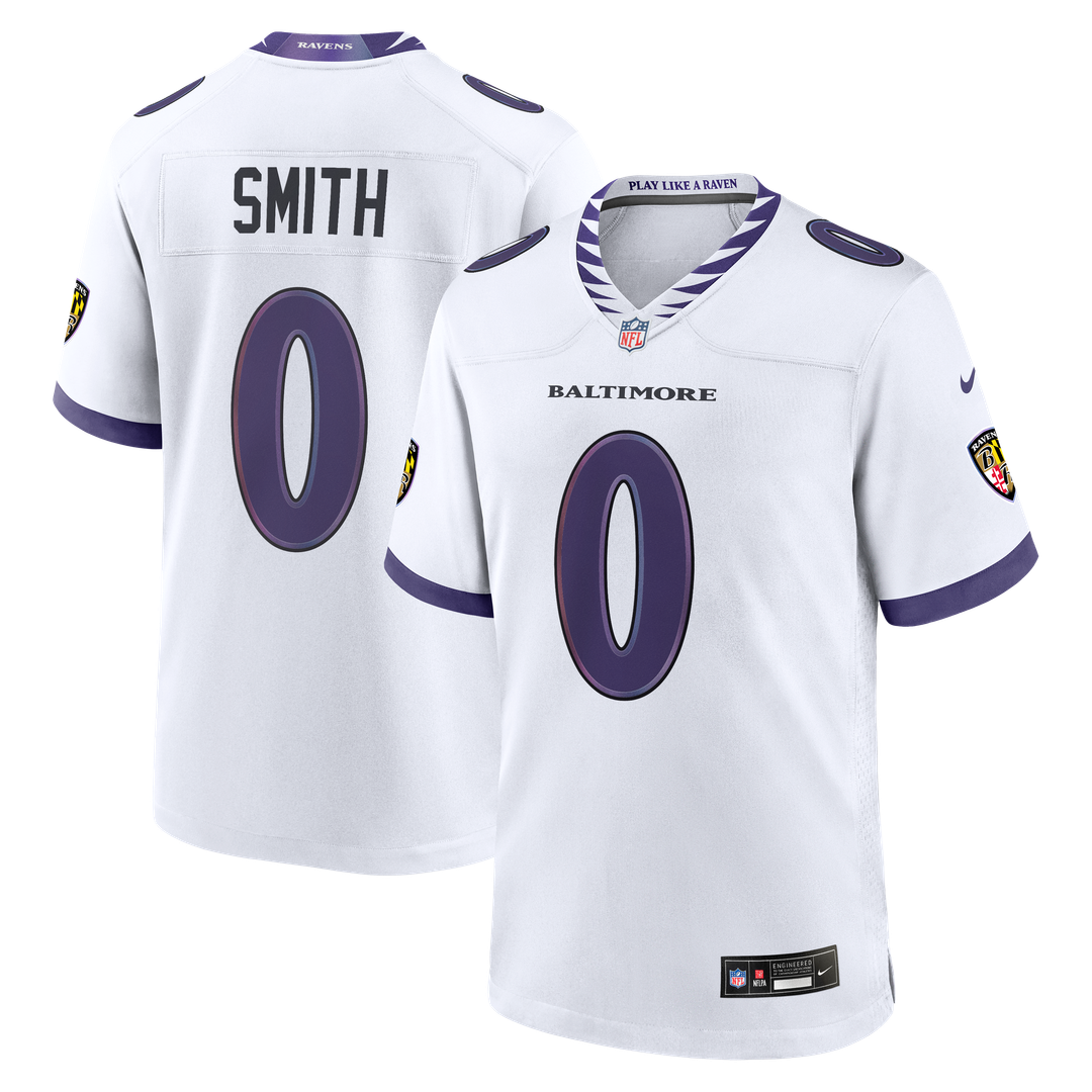 Roquan Smith Baltimore Ravens Game Jersey - White