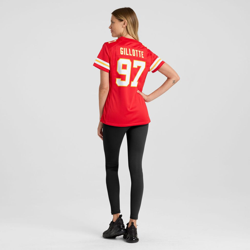 Ashton Gillotte Kansas City Chiefs Women's Team Game Jersey - Red